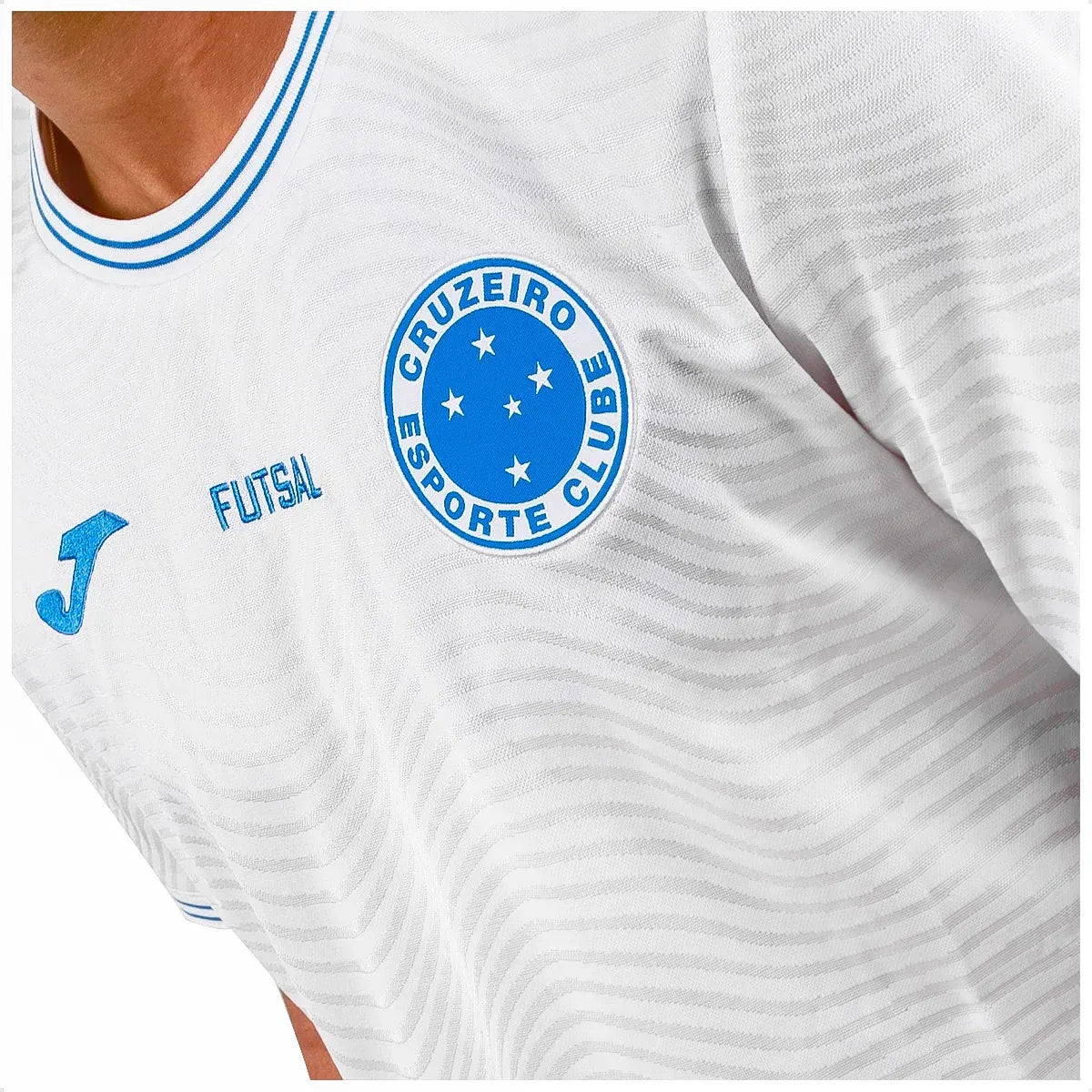Camisa de Futsal Joma Home Cruzeiro - Branco