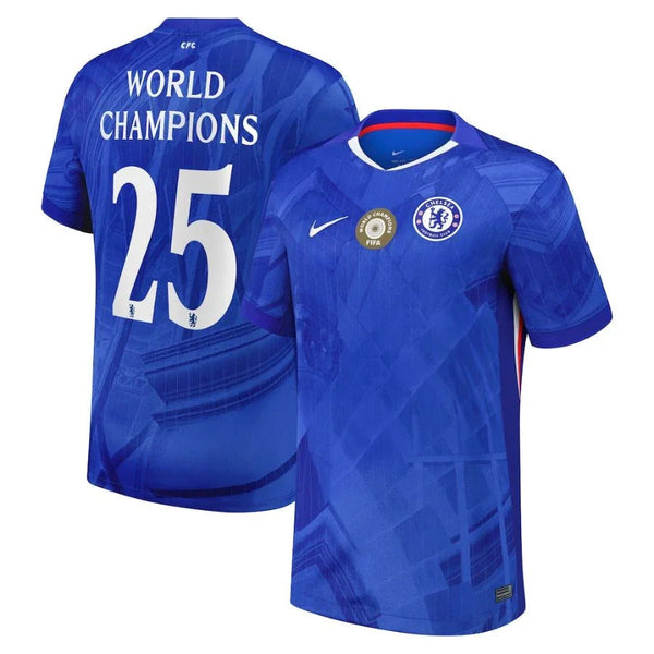Chelsea Home Fan Jersey 2025/26  - Patchs World Champions 25 chest badge