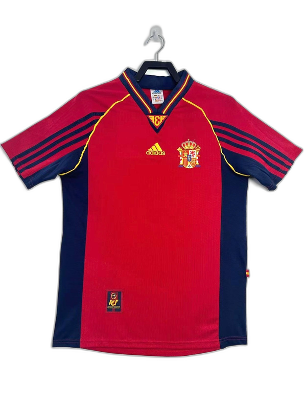 Camisa Espanha 1998 I Home - Versão Retro